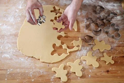 Cookies cutter forms Stock Photos