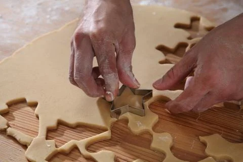 Cookies cutter forms Stock Photos