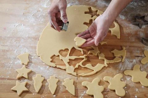 Cookies cutter forms Stock Photos