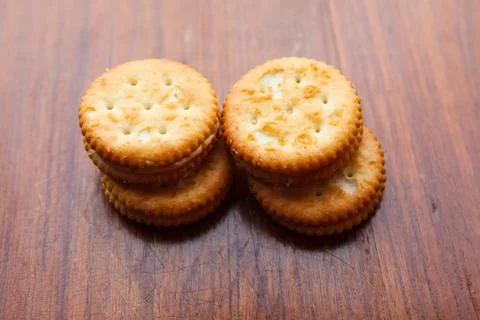 Cookies on the dish. Foto stock