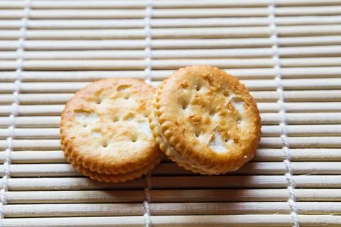Cookies on the dish. Stock Photos