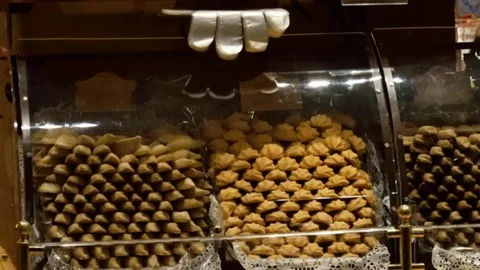 Cookies dolly shot Stock Footage 75347546