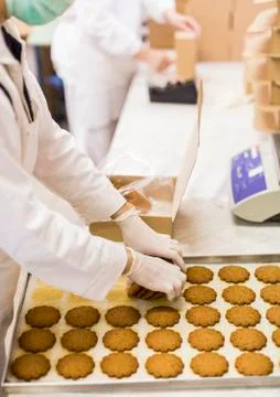 Cookies factory Stock Photos