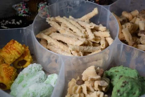 Cookie's for hari raya eidulfitri Stock Photos