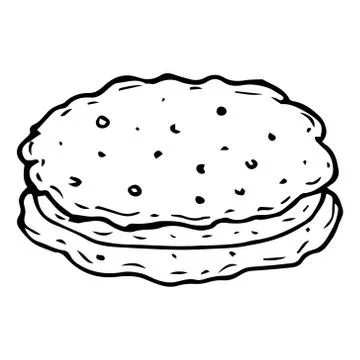 Cookies icon. Illustrazione stock