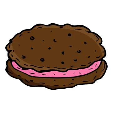 Cookies icon. Illustrazione stock