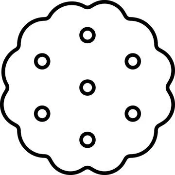 Cookies icon. Stock Illustration