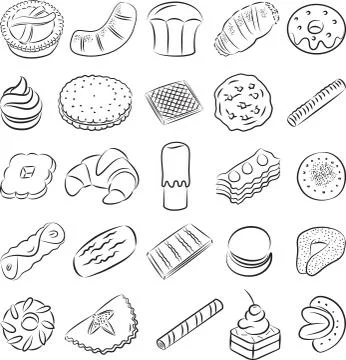 Cookies Illustrazione stock