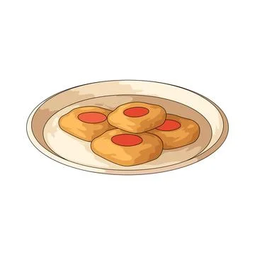 Cookies illustration Ilustração Stock