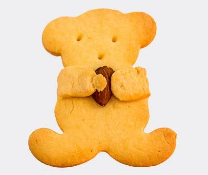 Cookies isolated on white Stock Photos
