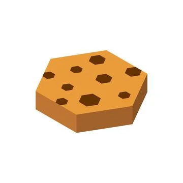 Cookies isometric style isolated. Vector illustration Illustrazione stock