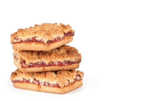 Cookies with jam Stock Photos