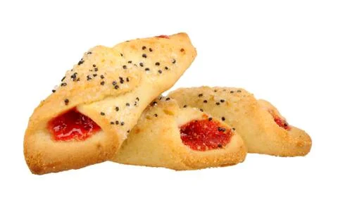 Cookies with jam Stock Photos