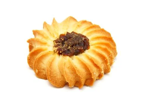 A cookies with jam Fotos Stock
