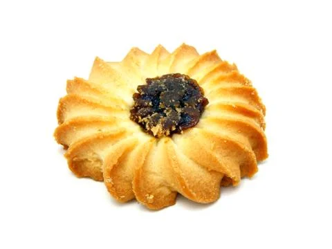 A cookies with jam Fotos de archivo