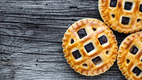 Cookies with jam Stock Photos