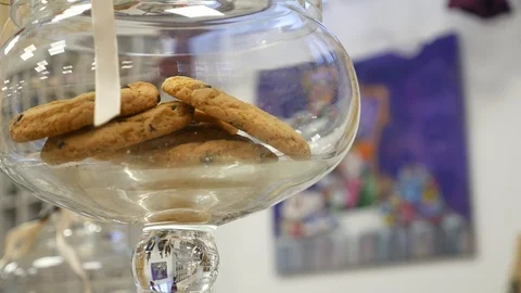 Cookies in a jar Stock Footage 101572590