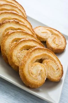 Cookies from layer dough Foto stock