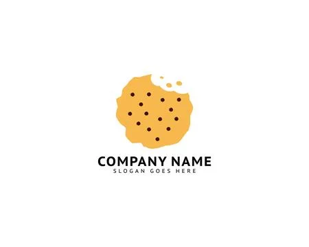 Cookies Logo Design Vector Template Stock Illustration