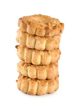 Cookies with nuts Stock Photos