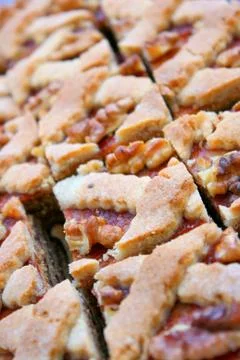 Cookies with nuts Foto stock
