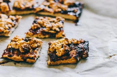 Cookies In Pan Stock Photos