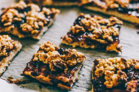 Cookies In Pan Stock Photos