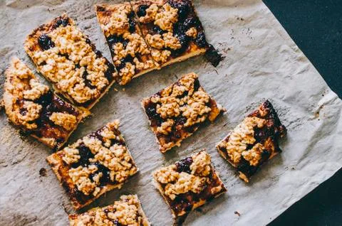 Cookies In Pan Stock Photos