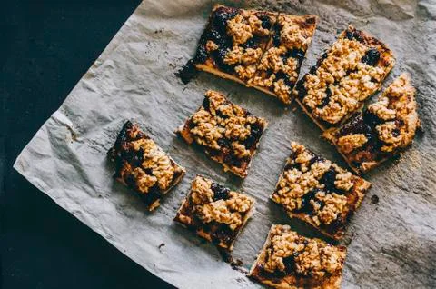 Cookies In Pan Stock Photos