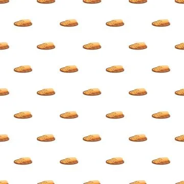 Cookies pattern creating sweet chocolate chip snack background 스톡 일러스트