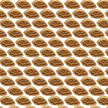Cookies Pattern Stock Illustration