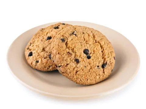 Cookies on the plate Stock Photos