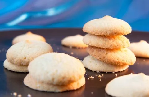 Cookies on the plate Stock Photos