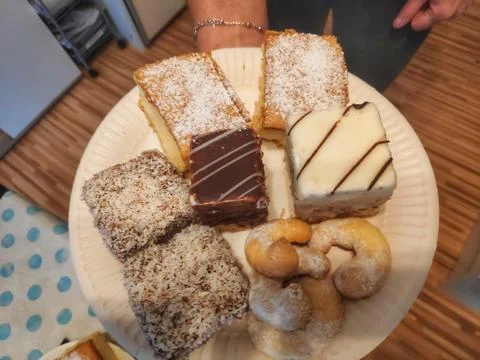 Cookies on a Plate Stock-Fotos