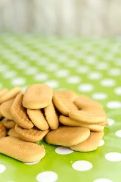 Cookies in the shallow depth of focus Foto stock