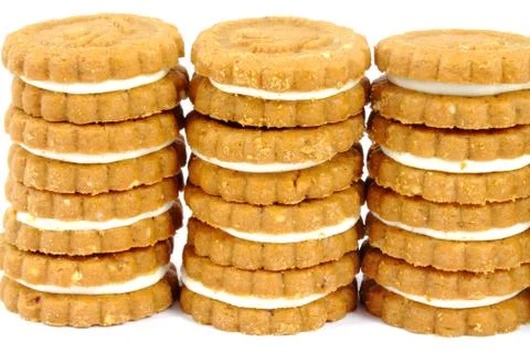 Cookies stacks Foto stock
