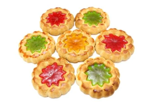 Cookies with a stuffing 스톡 사진