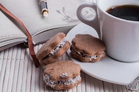 Cookies on table Stock Photos