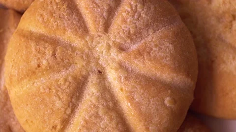 Cookies top view 4K Video stock 194507122