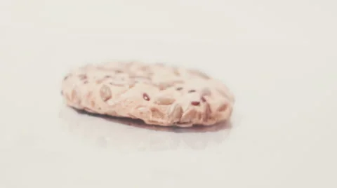 Cookies on the white background Stock Footage 59664987