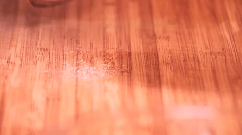 Cooking 0036-grinding salt on the table Stock Footage 2358965