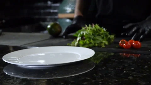 Cooking avocado salad 2 Stock Footage 108469365