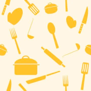 Cooking background Stock Illustration