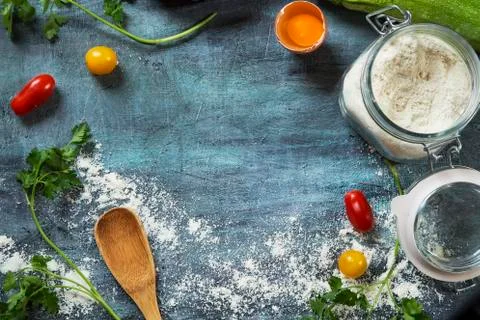 Cooking background Stock Photos