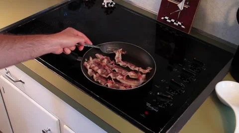 Cooking Bacon Video stock 29392049