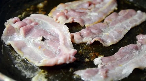 Cooking Bacon Video stock 54109975