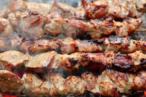 Cooking barbecue Stock Photos