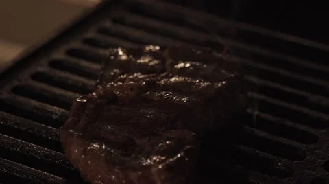 Cooking barbecue in slow motion Stock Footage 67863259