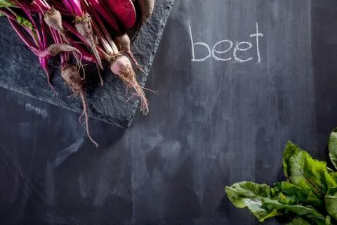 Cooking beetroot meal Foto stock
