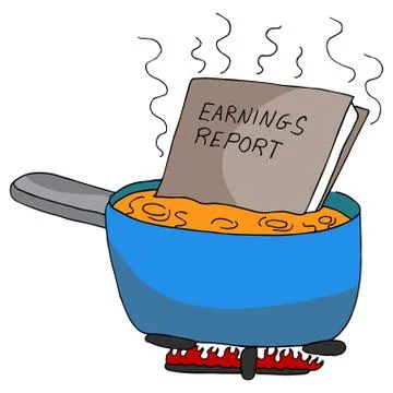 Cooking the books Stock Illustration